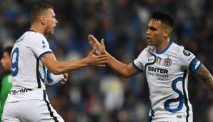 Platz 9: Edin Dzeko (37 Spiele / 16 Tore / 8 Vorlagen) und Lautaro Martinez (37 Spiele / 16 Tore / 2 Vorlagen) | Inter Mailand | 42 Scorerpunkte