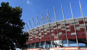 Platz 2: Stadion Narodowy | Stadt: Warschau | Hauptnutzer: Polnischer Fußballverband | Bewertung: 4,53 von 5 Sternen