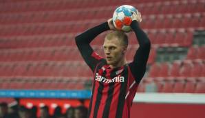 MITCHEL BAKKER: Der Linksverteidiger von Leverkusen stand im Fokus von Newcastle United. Laut Telegraph sind die Verhandlungen nun aber geplatz.