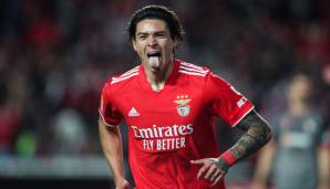 Platz 17 - DARWIN NUNEZ (Benfica Lissabon): 30 Punkte (20 Tore, Faktor: 1,5)