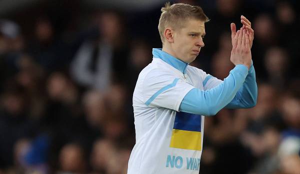 Oleksandr Zinchenko setzte bereits in einem Spiel von Manchester City ein Zeichen für seine Heimat.