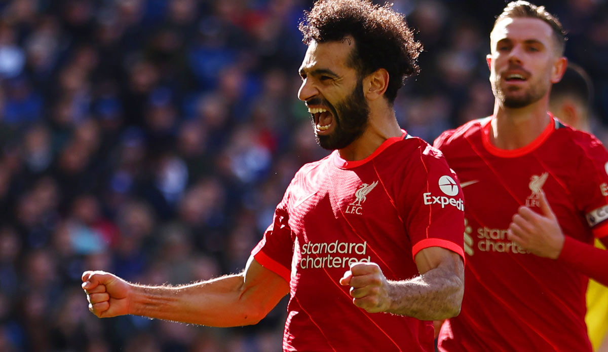 Mit seinem Tor beim 2:0-Sieg des FC Liverpool gegen Brighton & Hove Albion machte Mohamed Salah die 20 Ligatore in der laufenden Saison voll - und das nicht zum ersten Mal. SPOX zeigt die Topstürmer mit den meisten 20-Tore-Saisons (Top-5-Ligen).