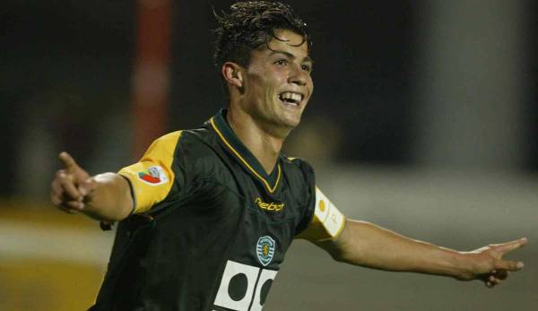 Cristiano Ronaldo wurde in der Jugend von Sporting Lissabon ausgebildet.