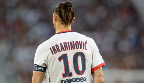 Zlatan Ibrahimovic spielte von 2012 bis 2016 für PSG.