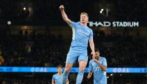 Platz 5: KEVIN DE BRUYNE | Manchester City | Gehalt pro Woche: 446.000 Euro