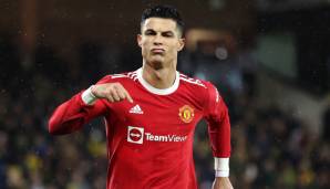 Platz 5: CRISTIANO RONALDO | Manchester United | Gehalt pro Woche: 446.000 Euro