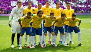 Die brasilianische Nationalmannschaft war bei den olympischen Spielen 2012 in London gespickt mit Stars.