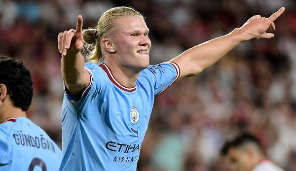 Haaland's goal scores are just crazy.  Strong 62 goals in 67 Bundesliga games.  Many have wondered if the Norwegian fits into Guardiola's system.  The answer: Twelve goals in eight competitive games.  The guy is just a machine.