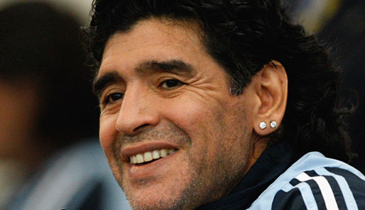 Seit Oktober 2008 ist Maradona Trainer der argentinischen Nationalmannschaft