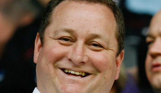 Gute Laune trotz Abstieg: Newcastle-Besitzer Mike Ashley könnte den Verein bald verkaufen