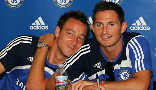 Zwei Ikonen des FC Chelsea und zwei gute Freunde: John Terry (l.) und Frank Lampard