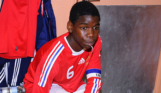 Paul Pogba ist Kapitän der französischen U-16-Nationalmannschaft