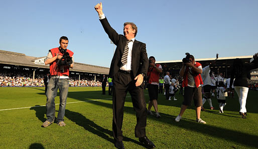 Ovationen im Craven Cottage: Roy Hodgson führte Fulham zum größten Erfolg der Klubgeschichte