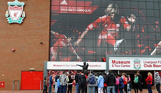 The Kop, das Stadion des FC Liverpool, gehört zu den kultigsten Spielstätten der Welt
