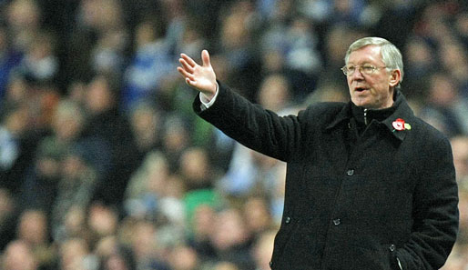 Sir Alex Ferguson trainiert seit 1986 Manchester United