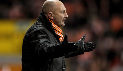 Blackpool-Coach Ian Holloway schickte gegen Aston Villa eine B-Elf aufs Feld
