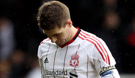 Steve Gerrard vom FC Liverpool fällt mit Leistenbeschwerden bis zum Saisonende aus
