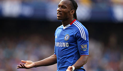 Kehrtwende? Laut englischen Medienberichten soll Didier Drogba nun doch bei Chelsea bleiben