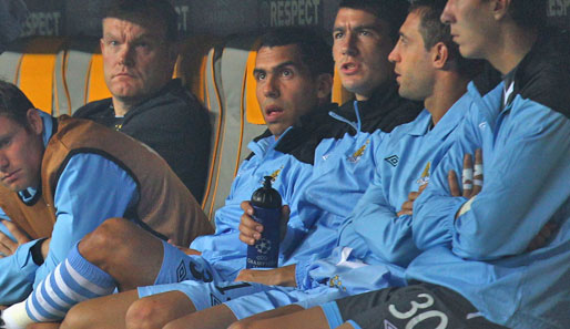 Carlos Tevez wurde bei Manchester City für zwei Wochen suspendiert