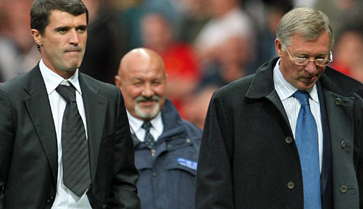 Zerrüttetes Verhältnis: Roy Keane (l.) und Sir Alex Ferguson sind sich nicht mehr grün