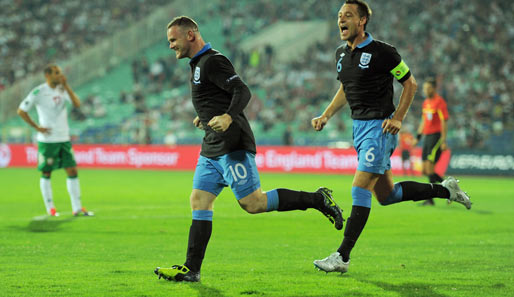 Wayne Rooney könnte John Terry als Kapitän der englischen Nationalmannschaft beerben