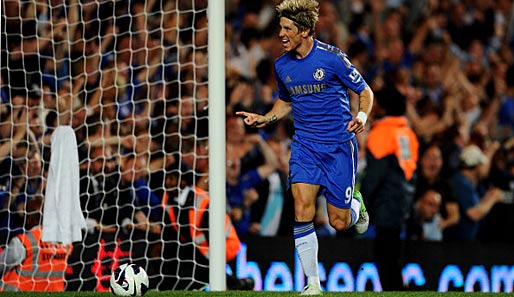 Fernando Torres vom FC Chelsea verteidigt am Samstag gegen Stoke die Tabellenführung