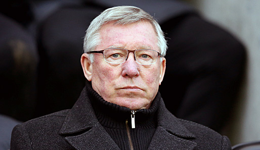 Sir Alex Ferguson ist not amused über das Verhalten der Tottenham Hotspur