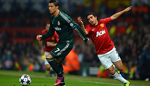 Kehrt Reals Cristiano Ronaldo (l.) zu Manchester United zurück? Angeblich wird daran gearbeitet