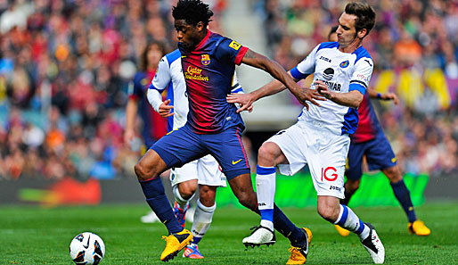 Alex Song ist ein herausragender Mittelfeldspieler - wird aber bei den Katalanen nicht glücklich