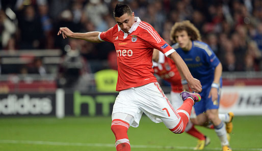 Oscar Cardozo von Benfica Lissabon hat sich in Portugal einen Namen als Tormaschine gemacht