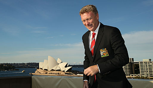 David Moyes weilt aktuell mit Manchester United in Sidney auf Promotion-Tour