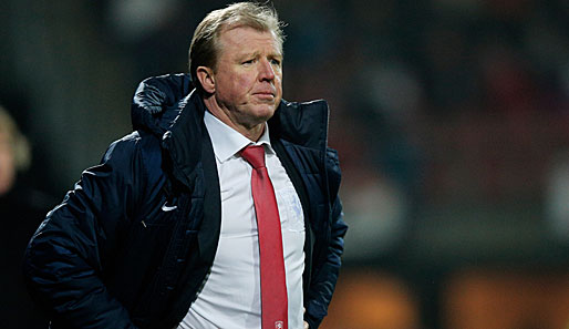 Steve McClaren war unter anderem für acht Monate erfolglos in Wolfsburg tätig gewesen