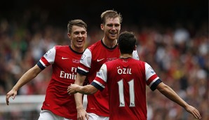 Mesut Özil fühlt sich in England beim FC Arsenal sichtlich wohl
