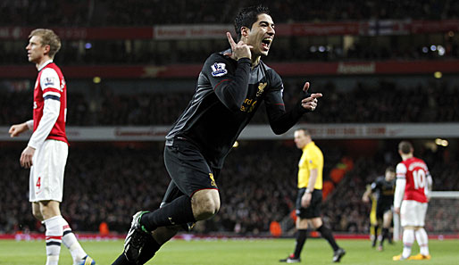 Immer noch im Blickfeld der Gunners: Liverpool-Angreifer Luis Suarez