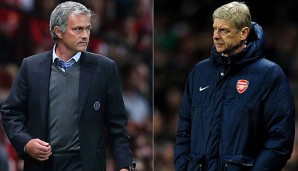 Ein Klassiker des Trainer-Duellls: Jose Mourinho vs. Arsene Wenger