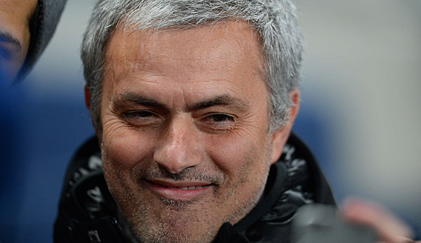Chelsea-Coach Jose Mourinho ist immer gut für einen Scherz