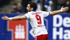 Hakan Calhanoglu schoss das 1:0 für den HSV im Abstiegsduell gegen Nürnberg