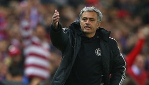 Jose Mourinho ermauerte am Dienstagabend ein 0:0 gegen Atletico Madrid