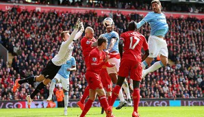 Führten einen Kampf um die Meisterschaft: Liverpool und Manchester City