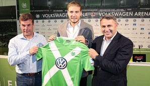 Nicklas Bendtner unterschrieb in Wolfsburg für drei Jahre