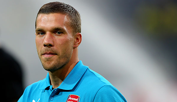 Lukas Podolski kommt beim FC Arsenal nur noch sporadisch zum Zug