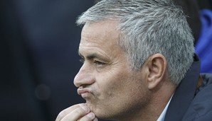 Jose Mourinho war mit der Leistung seines Teams in der 1. Halbzeit nicht zufrieden