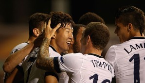 Heung-Min Son fügt sich bei seinem neuen Verein Tottenham mit Toren ein