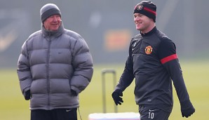 Trotz einiger Reibereien: Wayne Rooney hält Sir Alex Ferguson für den besten Trainer aller Zeiten