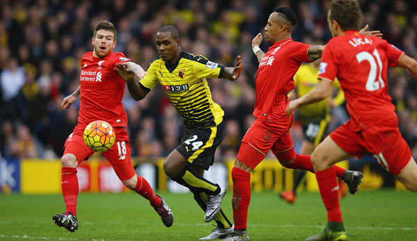 Unstoppable: Watfords Odion Ighalo schnürte gegen Liverpool den Doppelpack