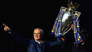 Claudio Ranieri kann sich vor Auszeichnungen kaum noch retten