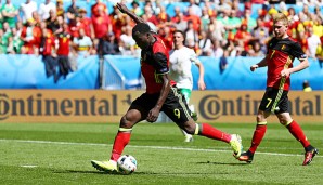 Romelu Lukaku erzielte für Belgien gegen Irland einen Doppelpack