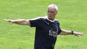 König des Understatements: Claudio Ranieri will zunächst 40 Punkte