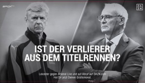 Die Trainer Arsene Wenger und Claudio Raniere treffen am 2. Spieltag aufeinander