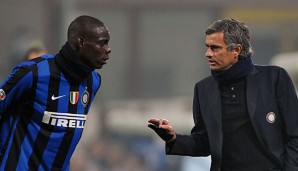 Jose Mourinho und Mario Balotelli arbeiteten einst bei Inter Mailand zusammen
